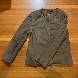 Talbots suede overcoat